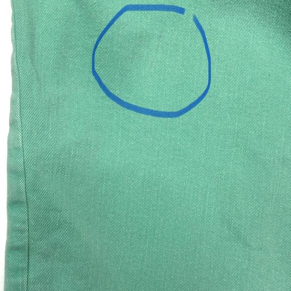 Talbots Simply Flattering Wms 10 Light Green Denim Ankle Jeans High Rise Spring - Picture 6 of 7